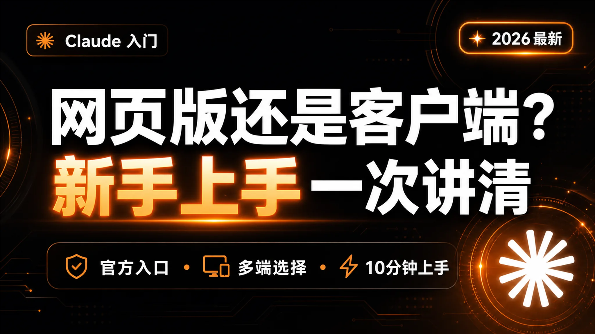 Claude 新手上手指南：网页版、桌面端和手机端怎么选